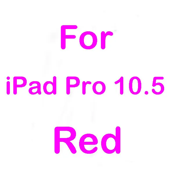 Xundd противоударный чехол для iPad Pro 10,5 11 дюймов прозрачный Анти-осенний защитный чехол для планшета для iPad 9,7 / Mini 4 - Цвет: for 10.5inch-Red