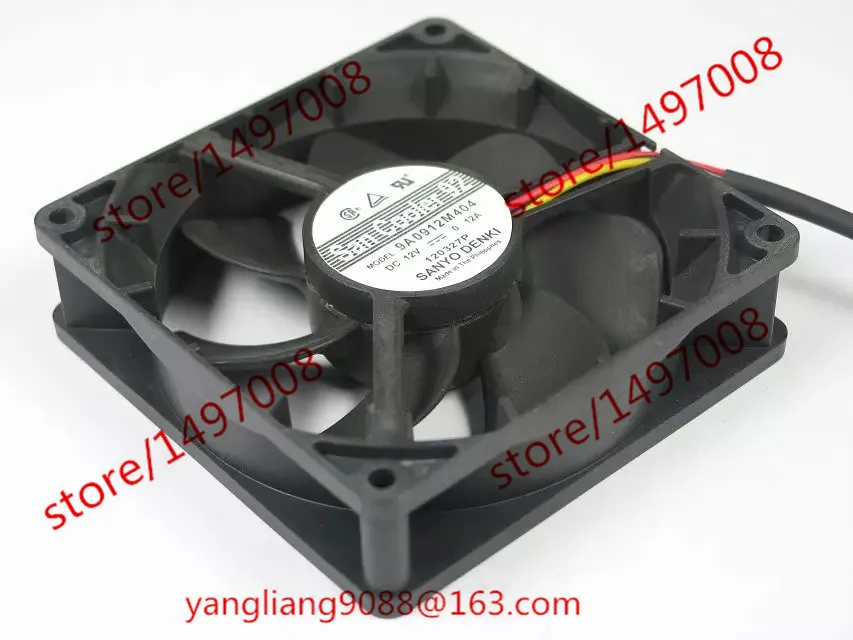 Вентилятор охлаждения сервера SANYO DENKI 9A0912M404 DC 12 В 0.12A 90x90x25 мм|square fan|server fandc fan 12v |