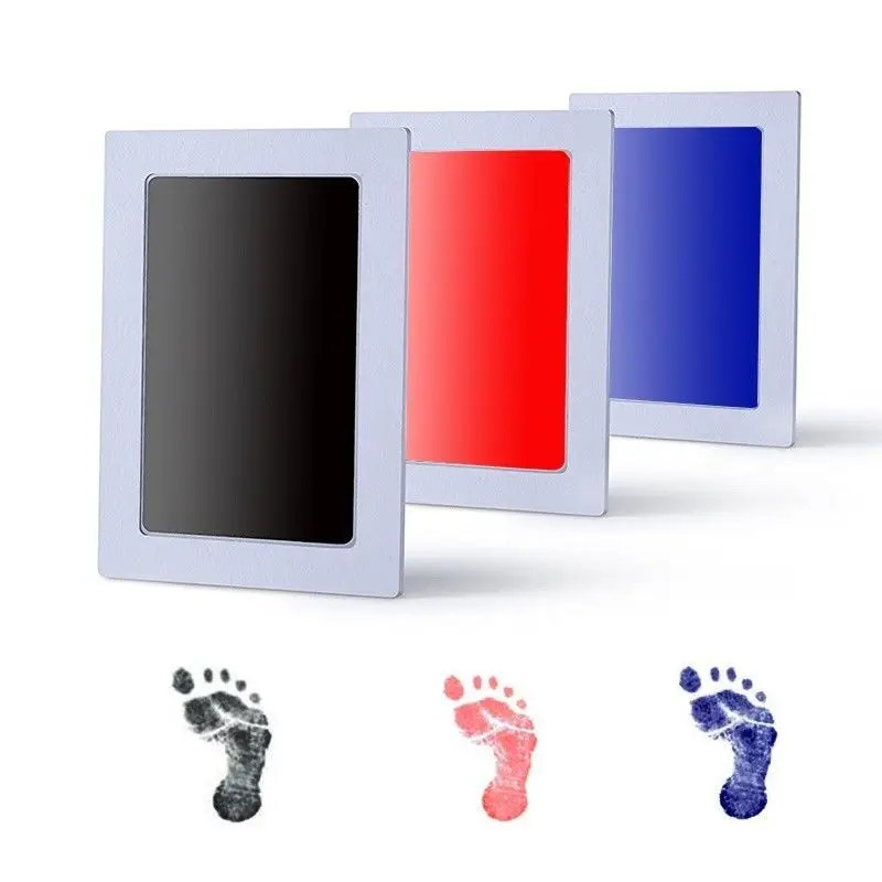 

Baby Handprint Footprint Non-Toxic Newborn Imprint Hand Inkpad Watermark Infant Souvenirs Casting Clay Toys Gift