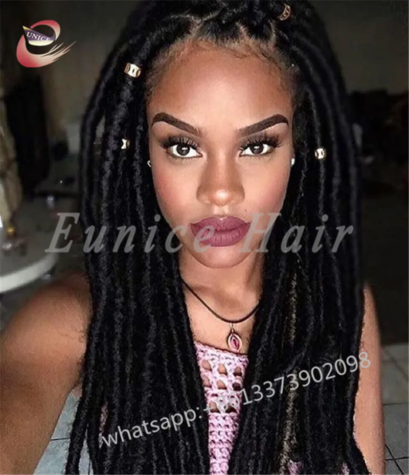 Faux Locs African Crochet Hair Braiding Extensions,24 Strands/Piece ...