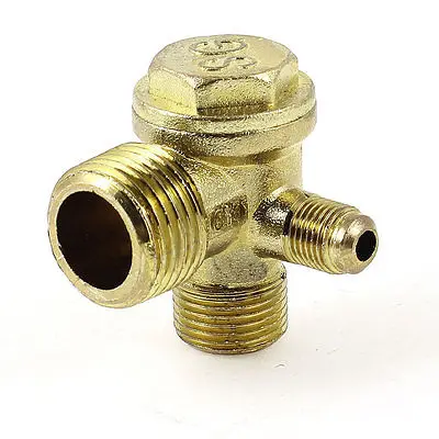 

Air Compressor Pneumatic Valve 3 Ways Quick Joint for 20mmx16mmx10mm Air Pipe