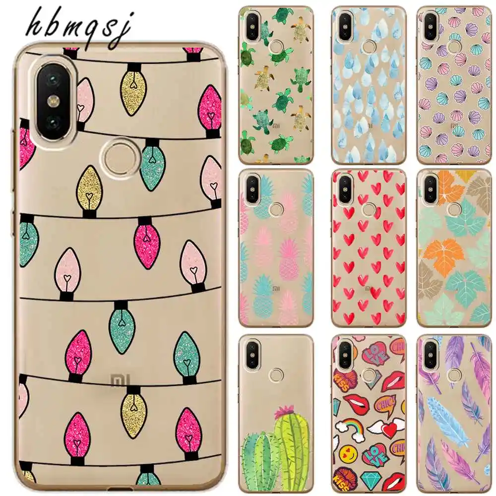 

Cartoon for xiaomi mi a1 a2 a2 lite 8 redmi 4x 6a 6 5plus note 4x 5 case back cover pineapple fruit 3d painted phone back cover