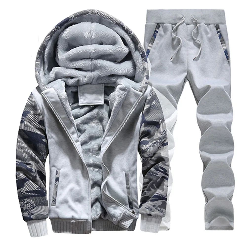 Plus velvet thick sweater suit youth students large size hooded coat