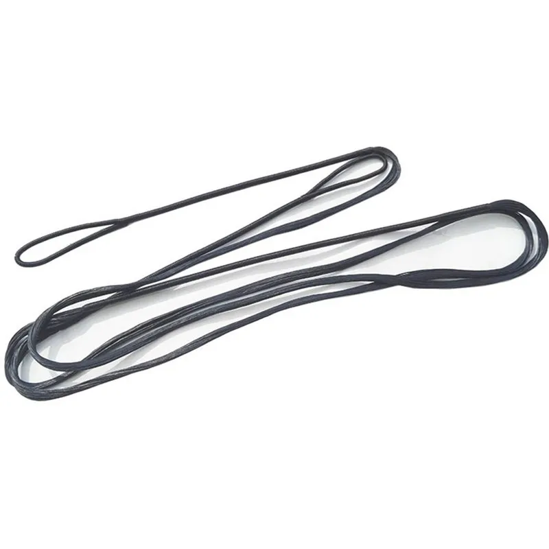 Billig 12 14 16 stränge Bogenschießen Bowstring Fit 48   70  Bow Schwarz Ersetzen Bogen String Recurve Bogen Longbow Schießen jagd Zubehör