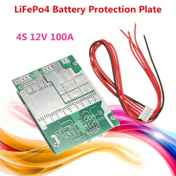 

4S 100A 12V Balance For LiFePo4 For LiFe 18650 Battery Cell BMS Protection PCB Board Module
