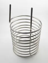 25' length Stainless Steel Immersion Wort Chiller Tube homebrew coil pre-chiller