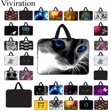 3D de moda bolsa de ordenador portátil de 10 “Tablet 10,1 12 13 13,3 14 15 17 portátil de neopreno cáscara interior cubierta bolsas para Google LapBook 15,6