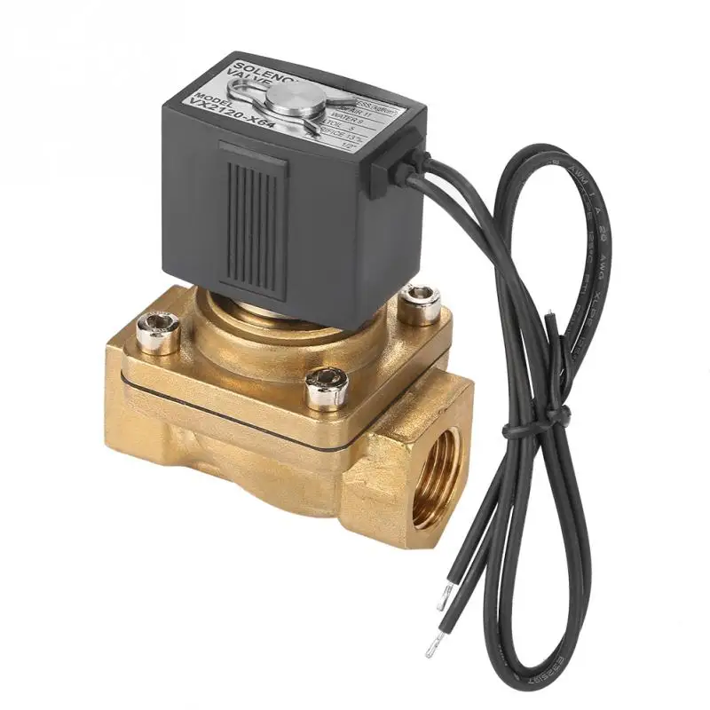 

VX2120-015 G1/2 2-Way Direct Acting Normally Solenoid Valve NBR Electric Magnetic Valve 0-1.0MPa