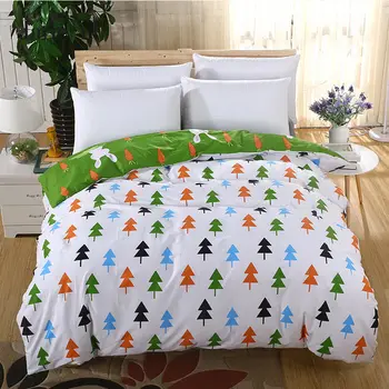 

JaneYU 100% cotton duvet cover sets with pillowcases and sheets bedding sets 4pcs Bedlinen Queen 23 colors