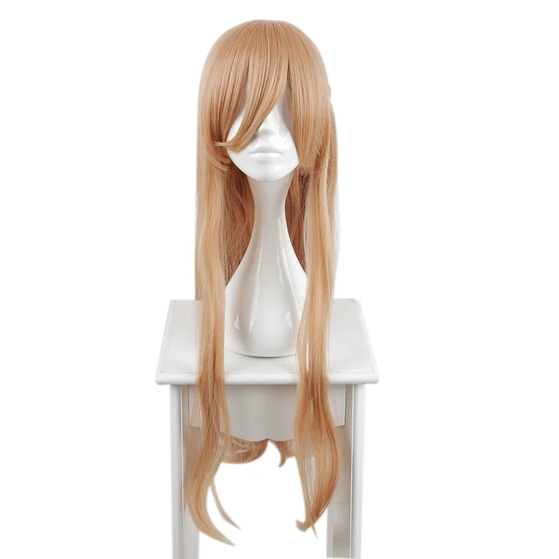 

MCOSER 90CM Long Straight Cosplay Wig Synthetic Beige color 100% High Temperature Fiber Hair Free Shipping WIG-217DB