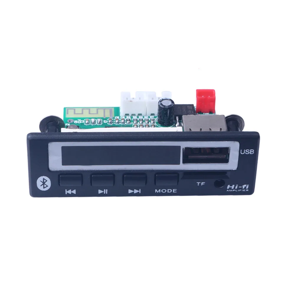 Elistooop автомобильный аудио USB TF FM модуль беспроводной Bluetooth радио 5 в 12 В MP3 WMA