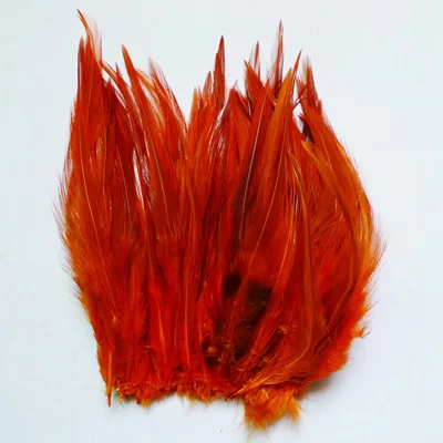 50/100 шт 13 Цветов петушиные перья 4-6 ''/, на стопу длиной от 10 до 15 см цыпленок фазана поделки из перьев для шляпа/вечерние Маска Украшения шлейфа - Цвет: Orange