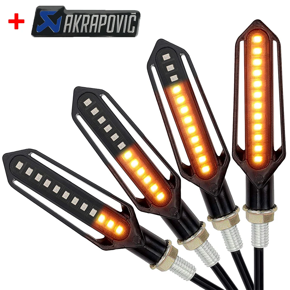 

12V Motorcycle Turn Signal Led Blinker Flasher DRL Light For Yamaha FZ6 FAZER FZ1 NMAX 125 155 R125 R3 R1 Honda Suzuki Akrapovic