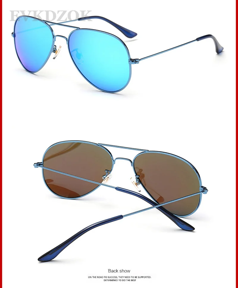 Модные синие авиационные солнцезащитные очки для женщин, простая металлическая оправа, мужские солнцезащитные очки для вождения UV400, винтажные Поляризованные очки P3025