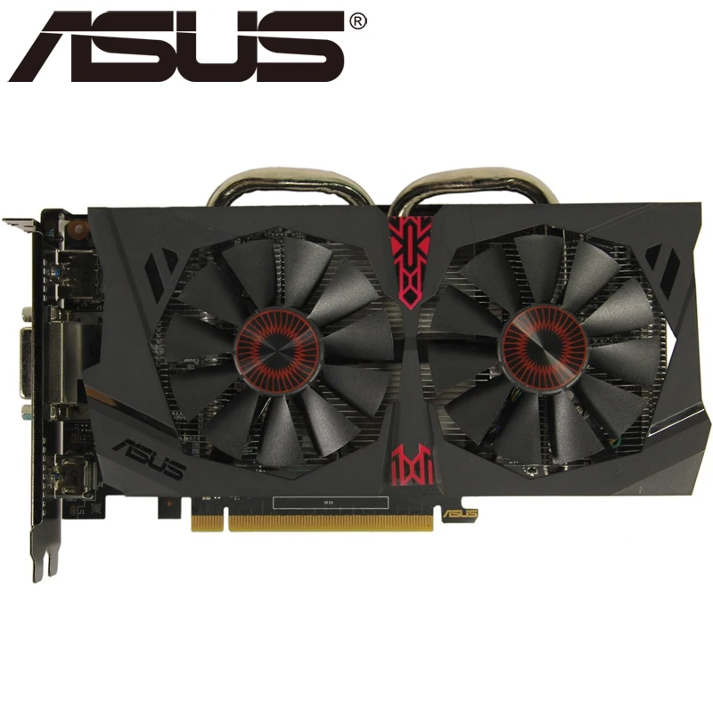 Видеокарта ASUS GTX 950 2 Гб 750 бит GDDR5 видеокарты для nVIDIA VGA карты Geforce GTX950 б/у мощнее чем