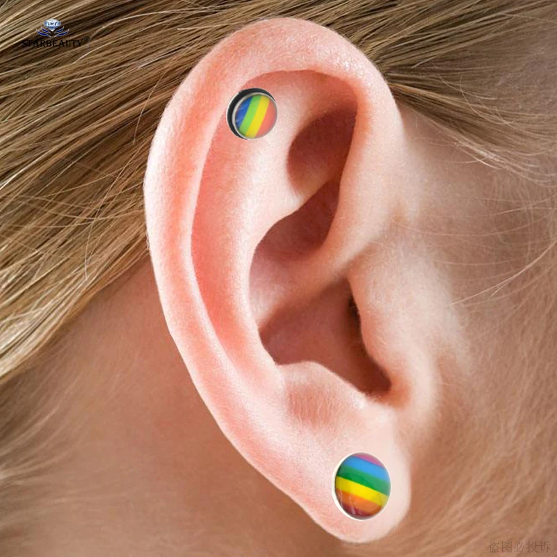 Rainbow piercing jewelry Clearance