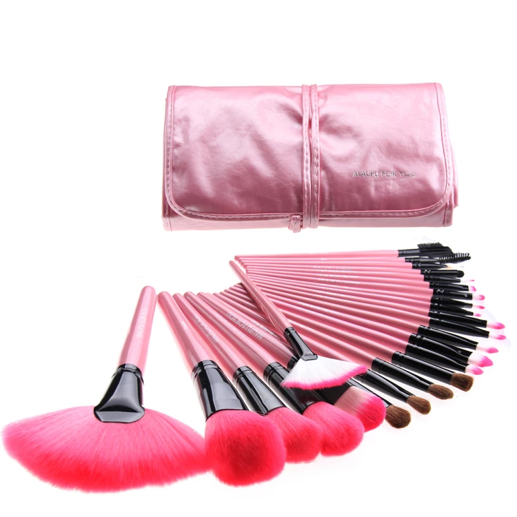 24 PCS Professional Makeup Cosmetic Brush set Kit Case/Pouch makeup