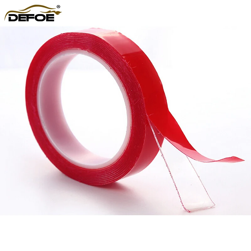 

car-styling double-sided tape Acrylic Transparent no trace 3M Tape Instead of 3m tape sticker 10mm width 3 meter freeshipping