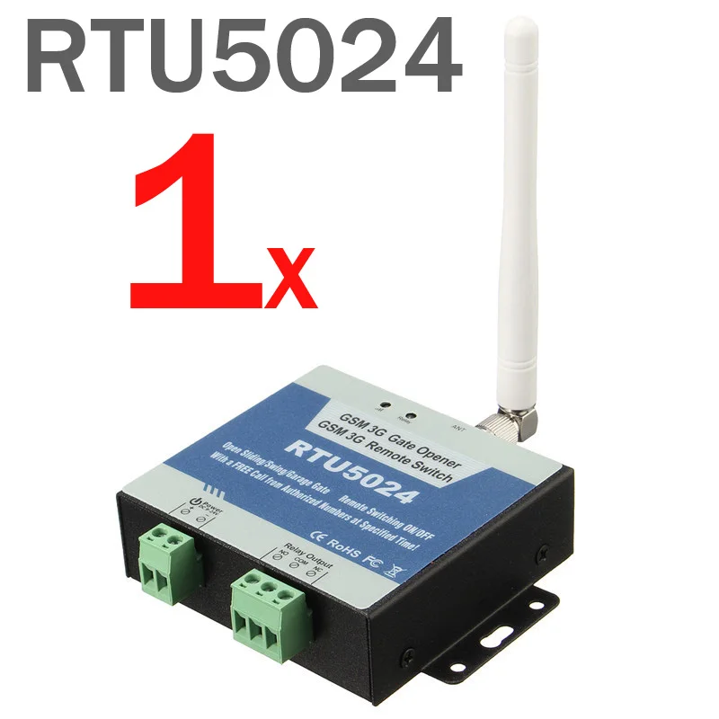 Free Shipping RTU5024 GSM Gate Opener Relay Switch Remote Access Control Wireless Sliding Gate Opener By