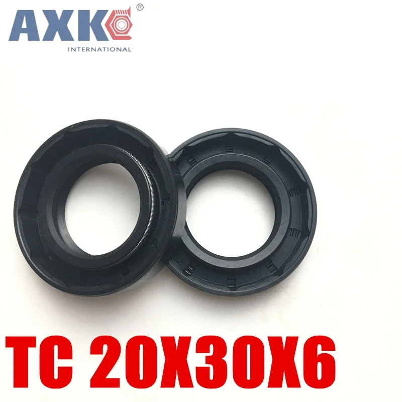 

10pcs AXK 20X30X6 TC20X30X6 NBR Skeleton Oil Seal 20*30*6 Seals AXK high-quality Seals Radial shaft seals Nitrile rubber