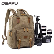 DSLR Camera Bag Waterproof Waxed Photography Backpack Canvas Shoulder Bag Camera Case For Canon Nikon Sony Lens Pouch Bag DSLR Camera Bag Waterproof Waxed Photography Backpack Canvas Shoulder Bag Camera Case For Canon Nikon Sony Lens Pouch Bag
