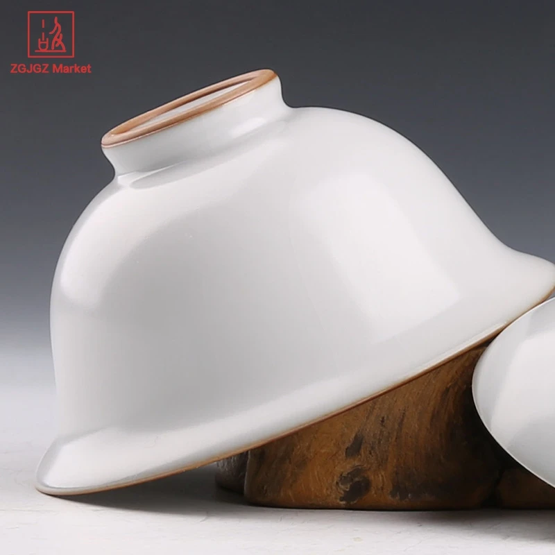 Аутентичный Ru печи Gaiwan глазурованная керамическая чашка для чая ручной работы
