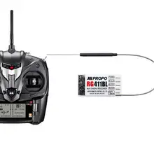 JR XG6 2,4 ГГц DMSS 4ch передатчик w/JR RG411B 4ch DMSS Park Flyer Rx JRP03422 приемник