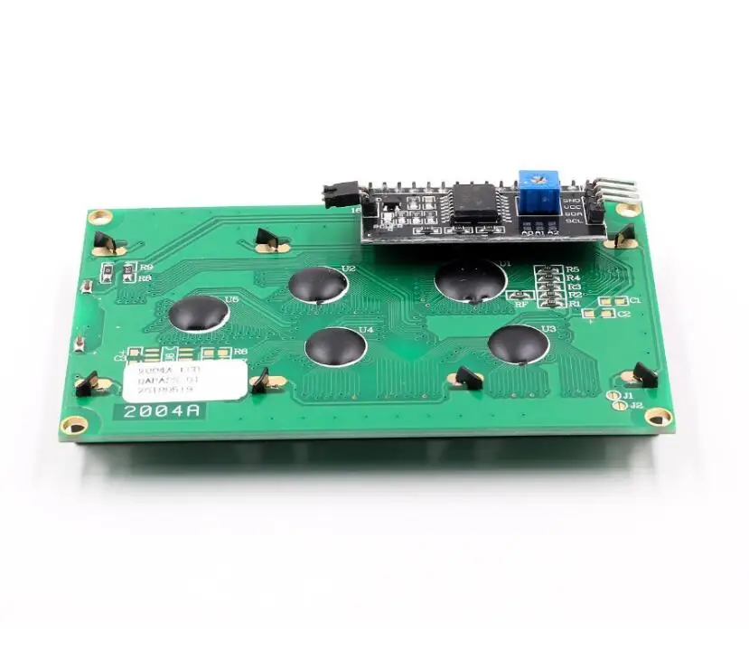 1 шт. ЖК дисплей 2004 + I2C 20x4 2004A синий/зеленый экран HD44780 символьный ЖК/w IIC/I2C
