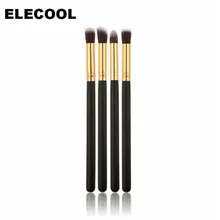 Elecool 4 шт. Профессиональный Макияж Расчёски для волос Подводка для глаз Кисточки Косметическая пудра Основа для макияжа лица Румяна Pincel Maquiagem косметический Расчёски для волос