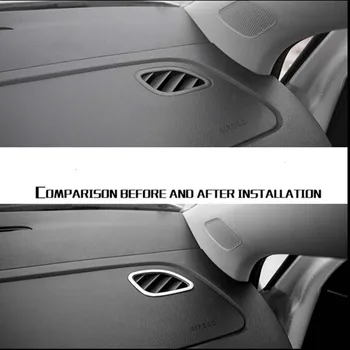 

Car Stainless steel trim accessories interior outlet decoration ring sticker For VW POLO 2011-2015