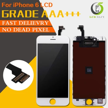 

10PCS/LOT 100% Grade AAA+++For iPhone 6 LCD No Dead Pixel Display Replacement Touch Screen pantalla Digitizer Assembly DHL