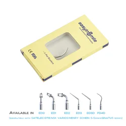 1pcs Easyinsmile Ultrasonic Scaler Tips ED1 ED2 ED3 ED3D PD4D Endo tip for Endodontic File compatible with SATELEC NSK