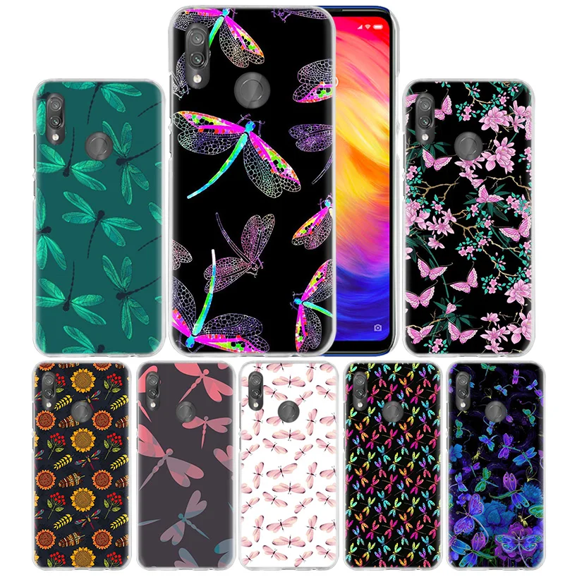 

Dragonfly Animal Art Case for Xiaomi Redmi Note 7 K20 6 6A Pro Y3 7S 7A GO S2 5 MI Play 9T A1 A2 8 lite Poco F1 PC Phone Cover