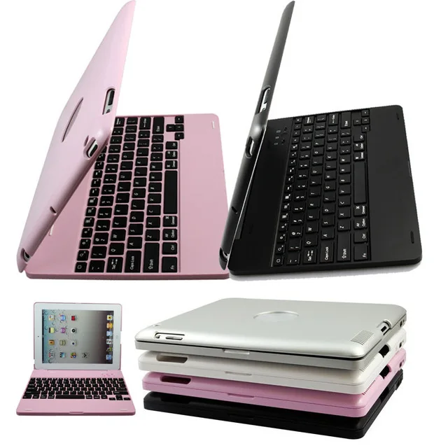 

2016 Newest Folio Smart Magnetic Case Full Body Cover Bluetooth Keyboard For Apple iPad 2 3 4 /iPad mini 1 2 3 4 + Pen