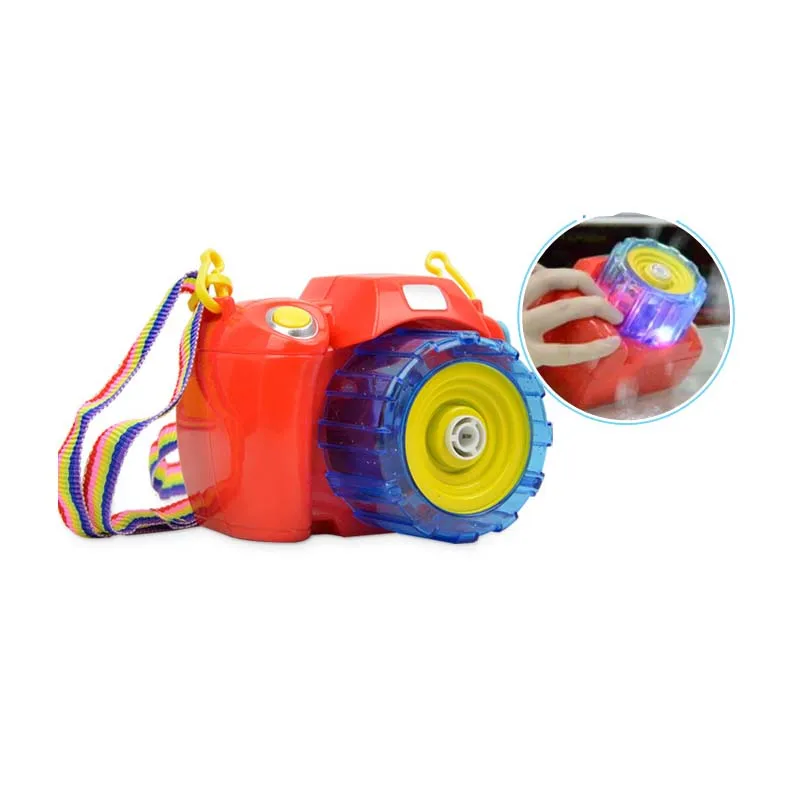 Summer children's cartoon electric bubble gun camera light music blowing bubble Toy Baby Shower Bubbles Maker Kids Outdoor Fun