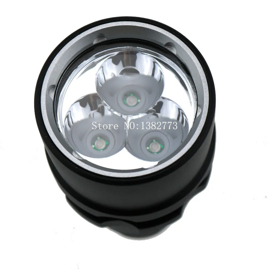 3x Cree XPE UV Led diving flashlight 2x18650 (9)