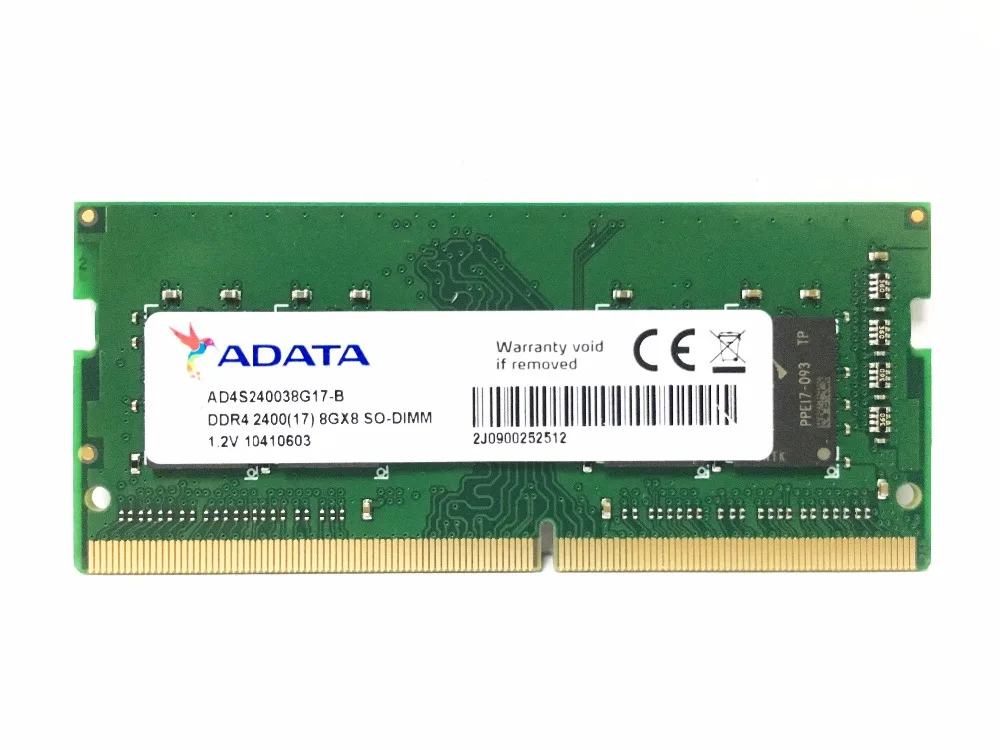 ADATA NB DDR4 PC4 4 ГБ 8 ГБ лэптоп ноутбук Память ram Memoria модуль компьютера PC4 DDR4 4G 8G 2666 МГц 2400 МГц 2666 2400 МГц ram