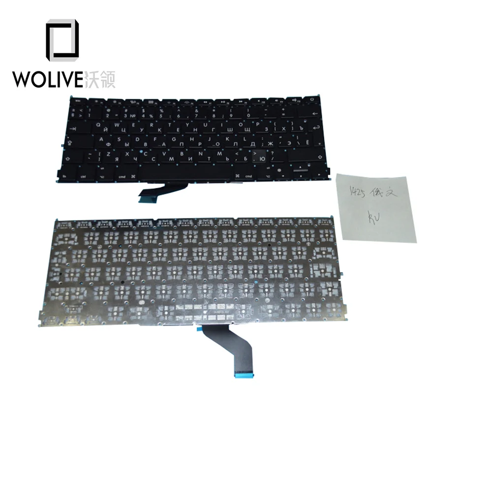 Wolive Genuine RU Brand new Keyboard language version RU Russian For font b Macbook b font