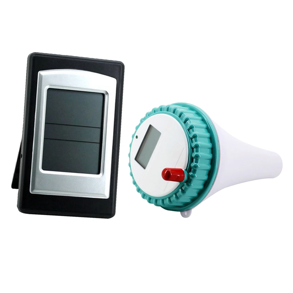 

Wireless Digital Swimming Pool Thermometer SPA Floating Thermometer Equip Simple Display Easy to Read w/ Wireless Transmitter