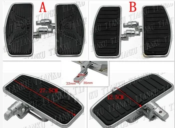 

Motorcycle Adjust Driver Front Footboards For Honda Yamaha Suzuki Kawasaki Sport Bobber Custom Chopper Cruisers Street Bike