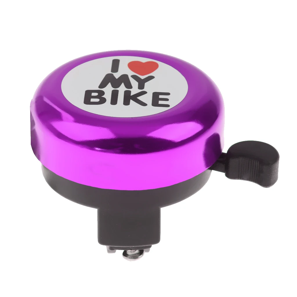 

Universal Bike Bicycle Aluminium Alloy Bell Adult Children Cycling Bell Ring Sound Horn Purple MTB for Outdoor Bicycle Accessory