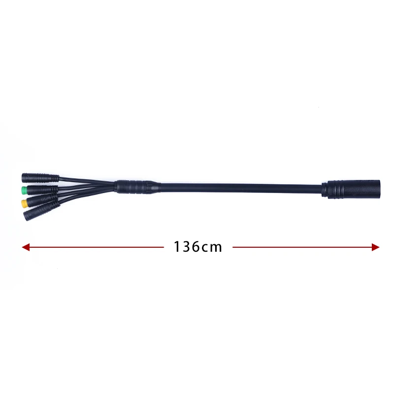 Perfect EB-Bus 1T4 Cable For Bafang Mid Motor BBS01 BBS02 E-bike Conversion Parts Electric Bicycle Accessories Motor Connecting Cable 3