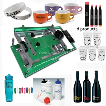 

screen printing machine on round objects,screen printing machine for glass