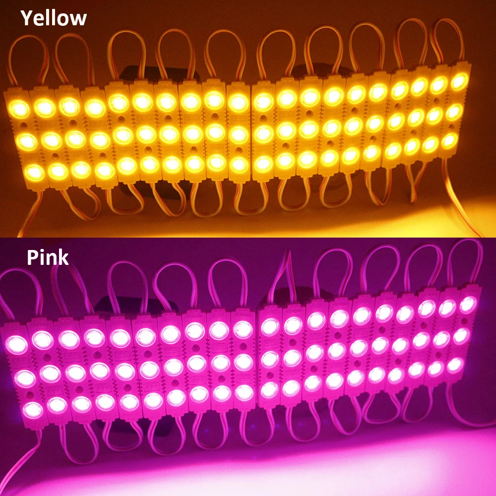 20 шт./лот 12 в пост. Тока светодиодные модули 5054 5050 SMD RGB ультра яркие лампы IP67