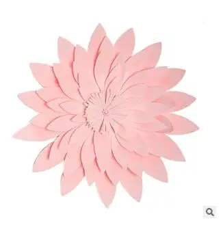 pink 20 см DIY Charysanthemum искусственный бумажный цветок для свадебной вечеринки украшения фон с днем рождения бумажные ремесла - Цвет: pink