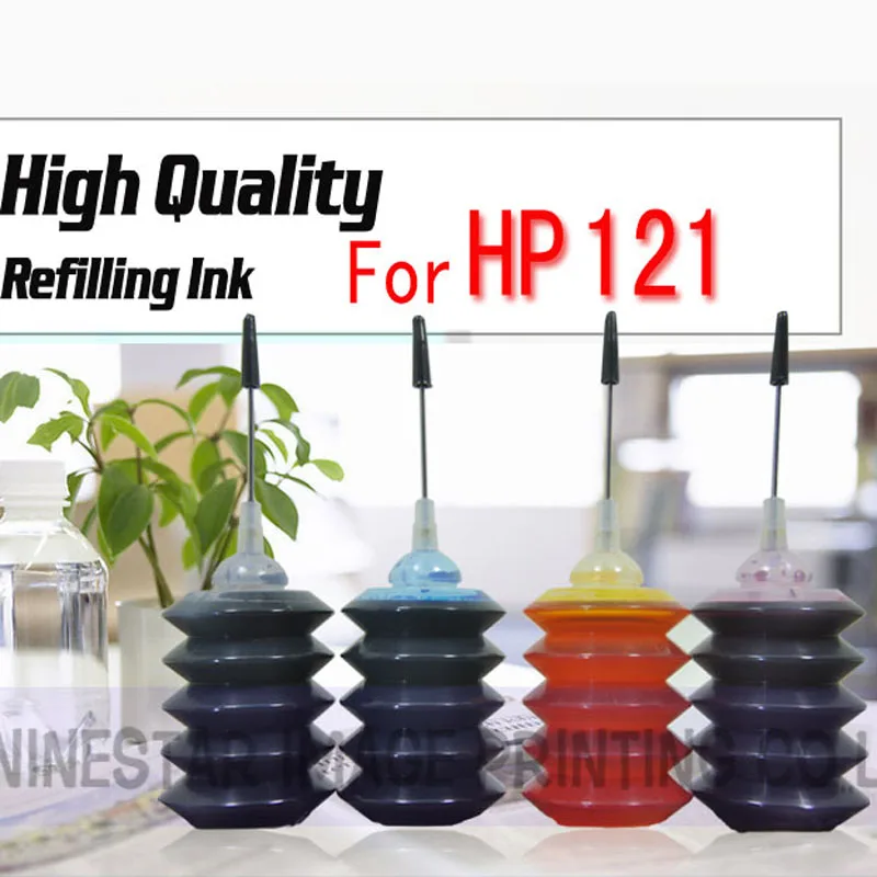 Набор чернил для HP 121 XL 121XL чернильный картридж заправка комплект hp D2563 F2423 F2483 F2493