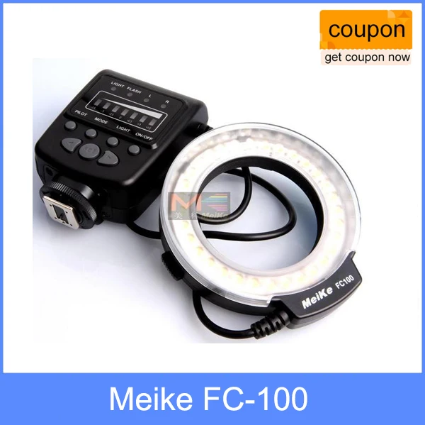 Meike FC 100 for Canon Macro Ring Flash Light MK FC100 for Canon 650D 600D 60D