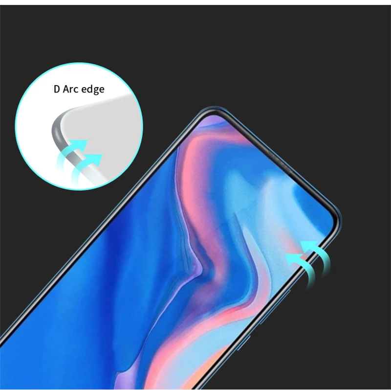 1 шт. закаленное стекло для Huawei Y9 Prime 2019 защита экрана P Smart Z полное покрытие 3D