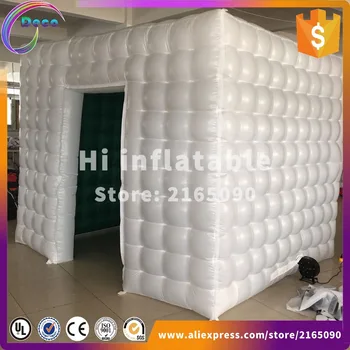 

Lighting Inflatable Cube Photo booth with Mustache