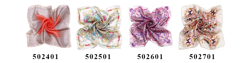 Silk Print Scarf (5)